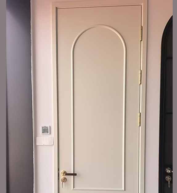 法式圆弧造型实木烤漆门